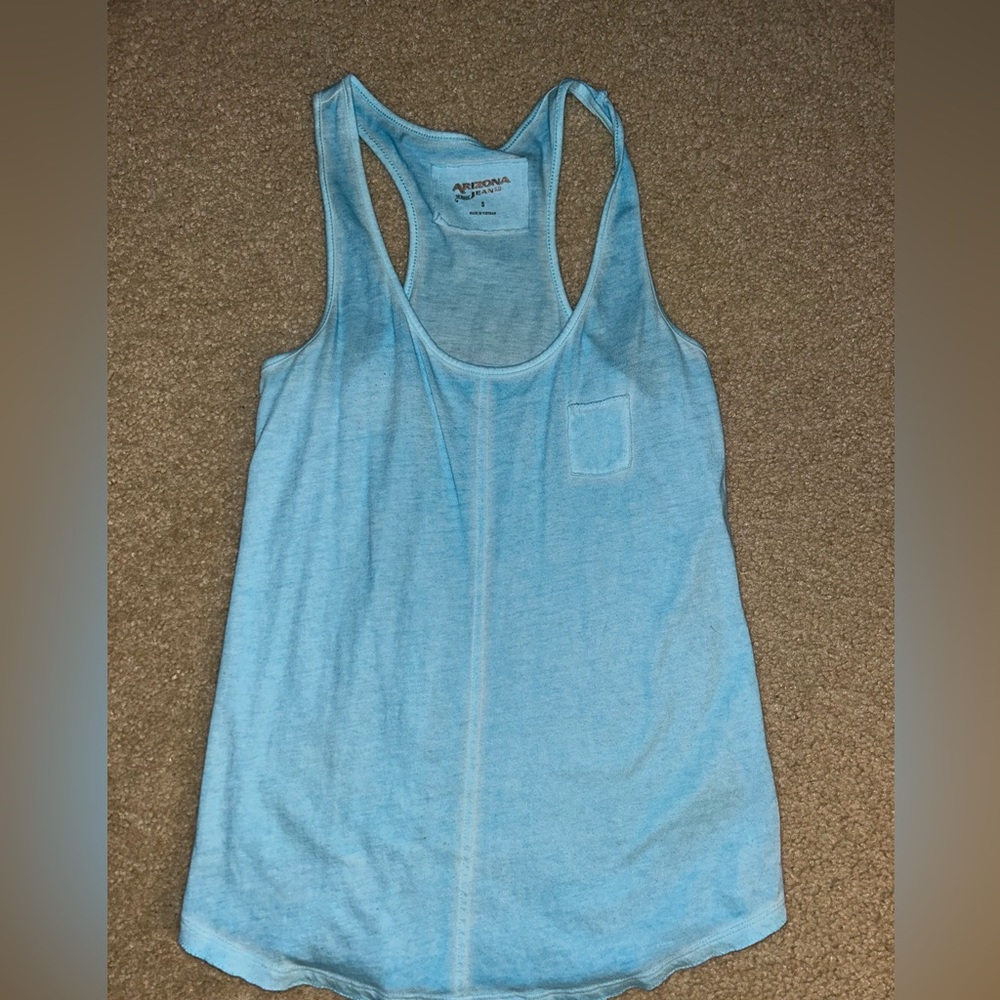 Arizona Jean Company Women's Blue Tank Top
